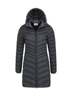 Mountain Warehouse Noir - Manteau matelassé imperméable pour femme Clearance