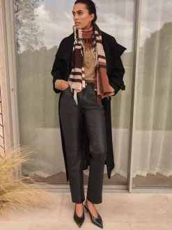 Next Noir - Manteau N. Premium en entonnoir Clearance