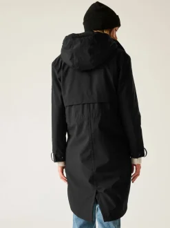 Regatta Noir - Manteau Yannta Isotex imperméable respirant New