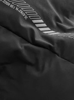 Next - Manteau rembourré doublé en micropolaire Résistant à la douche (3-17ans) Noir Clearance