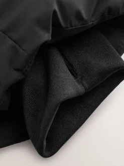 Next - Manteau rembourré doublé en micropolaire Résistant à la douche (3-17ans) Noir Clearance