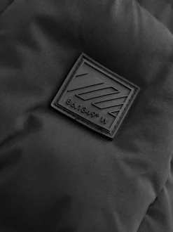 Next - Manteau rembourré doublé en micropolaire Résistant à la douche (3-17ans) Noir Clearance