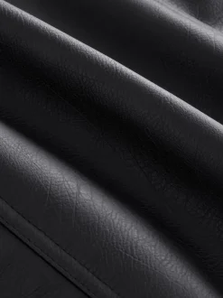 Next Noir - Mini jupe en cuir Faux Online