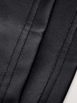 Next Noir - Mini jupe en cuir Faux Online