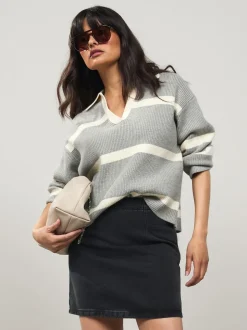 Next Noir - Mini jupe Jean Clearance