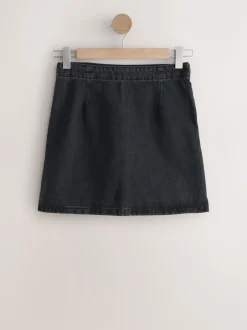Next Noir - Mini jupe Jean Clearance