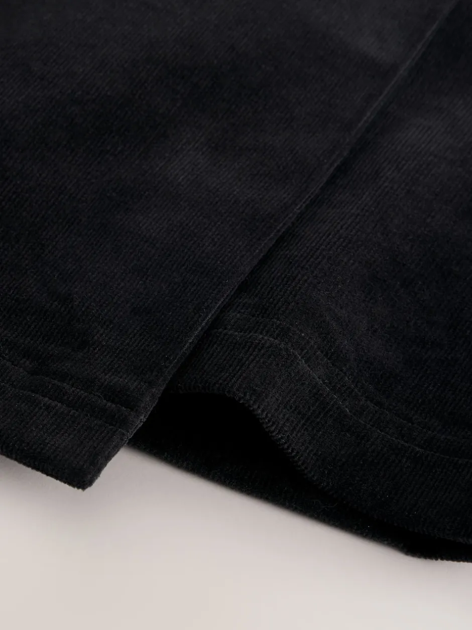 Next Noir - Mini-jupe cache-cœur en velours côtelé Discount