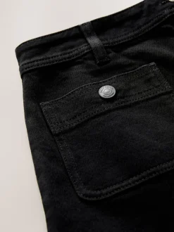 Next Noir - Minijupe Denim à poches plaquées Hot