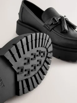 Next Noir - Mocassins à glands à plateforme épaisse Forever Comfort Discount