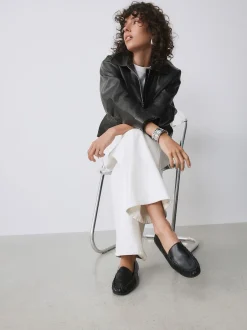 Next Noir - Mocassins Forever Comfort® souples froncés Online