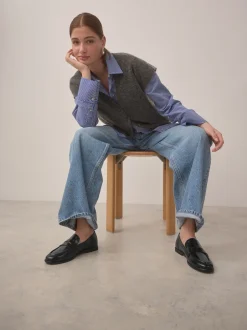 Next Noir - Mocassins Forever Comfort® à bout rond Discount