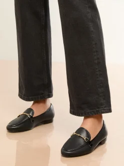 Lipsy Noir - Mocassins Snaffle en similicuir New