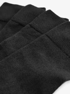 Next - Modal Signature Chaussettes 4 Lot Noir Sale