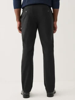 Next Noir - Moulant - N. Premium Smart Coton TENCEL™ Chinos en Blend de lyocell avec taille confort Best