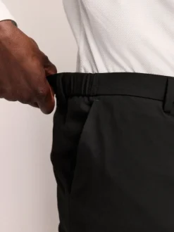 Next Noir - Moulant - Pantalons extensibles à taille élastiquée Motionflex Clearance
