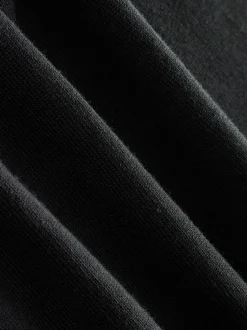 Next Noir - Moulant - Polo en coton riche en coton à manches courtes Sale