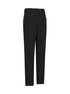 Mountain Warehouse Noir - Arctic II Womens Pantalon court doublé en polaire thermique pour femmes Hot