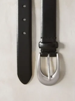 Next Noir - N. Premium Made In Italie Ceintures en Cuir à boucle Grandes tailles Sale