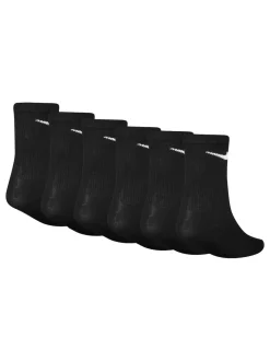 Nike Noir - Chaussettes Col rond pour petits enfants 6 Lot Hot