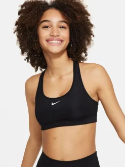 Nike - soutien-gorge Dri-FIT Swoosh Noir Hot