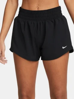 Nike - Un short Dri-FIT Mid Rise 3 pouces doublé Noir New