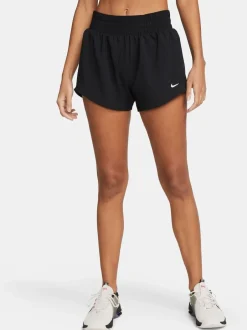Nike - Un short Dri-FIT Mid Rise 3 pouces doublé Noir New