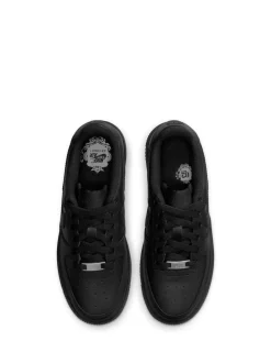 Nike - Youth Air Force 1 Trainers Noir New
