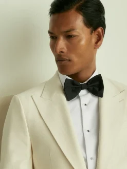 Reiss Noir - Nœud papillon Boyle en gros-grain de soie Best