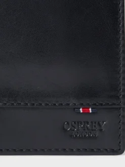 Osprey London Noir - portefeuille de robe en cuir micro cuir Clearance