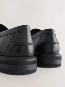 Next Noir - Pains de tassel en cuir