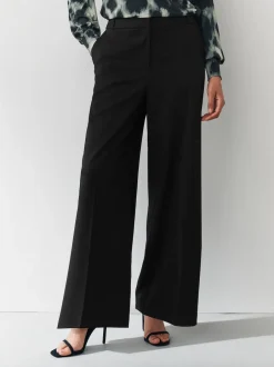 Next Noir - Pantalon ajusté coupe large