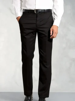 Brook Taverner - Pantalon en flanelle Noir Outlet
