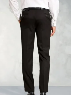 Brook Taverner - Pantalon en flanelle Noir Outlet