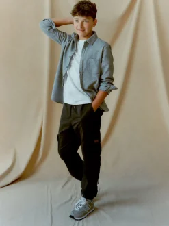 Next - Pantalon cargo (3-16ans) Noir Sale