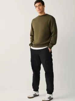 Next Noir - Pantalon cargo stretch en coton