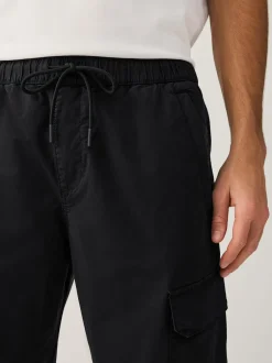 Next Noir - Pantalon cargo stretch en coton