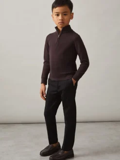 Reiss Noir - Pantalon chino ajusté Eastbury en coton mélangé Outlet