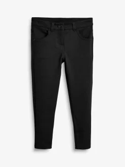 Next Noir - Pantalon d'école skinny extensible en jersey (3-18ans) Online