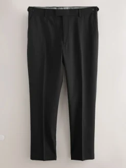 Next Noir - Pantalon de smoking en laine Marzotto Coupe classique avec bandes latérales Online