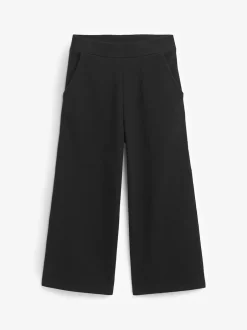 Next Noir - Pantalon en jersey à jambes larges (3-16ans) Clearance