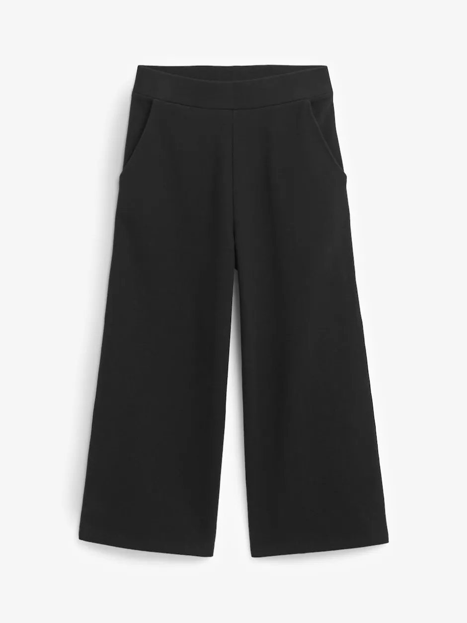 Next Noir - Pantalon en jersey à jambes larges (3-16ans) Clearance