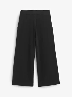 Next Noir - Pantalon en jersey à jambes larges (3-16ans) Clearance