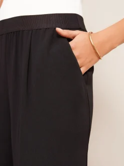 Friends Like These - Pantalon à taille élastique Noir Online