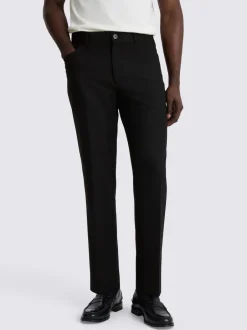 MOSS Noir - Pantalon à 5 poches Discount