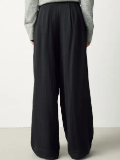 Next Noir - Pantalon plissé ultra-large New