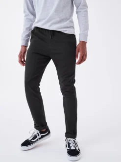 Next Noir - Pantalon Pull-On à Taille Côtelée (3-16ans) Discount