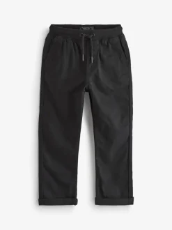 Next Noir - Pantalon Pull-On à Taille Côtelée (3-16ans) Discount