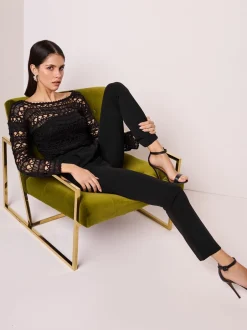 Next Noir - Pantalon sablier ajusté Best