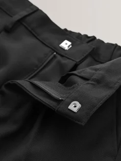 Next Noir - Pantalon scolaire à plis (3-17ans) Outlet