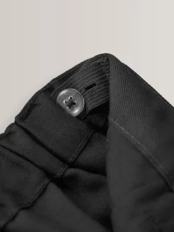 Next Noir - Pantalon scolaire à plis (3-17ans) Outlet